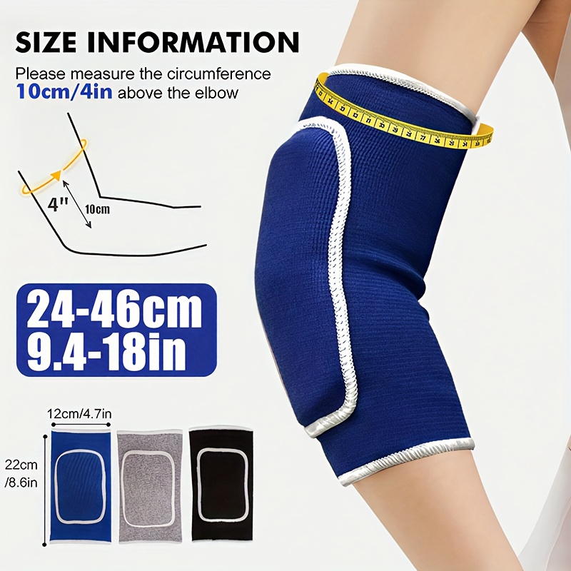 1pair Elastic Elbow Pads Thick - đánh giá và giá Knee Brace Badminton