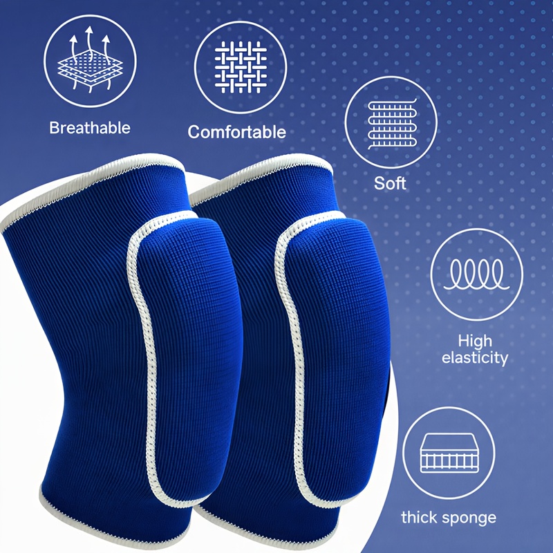 1pair Elastic Elbow Pads Thick - đánh giá và giá Knee Brace Badminton