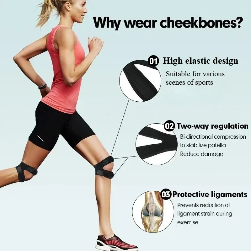 Elastic Knee Brace Support Sle - đánh giá và giá Knee Brace Badminton